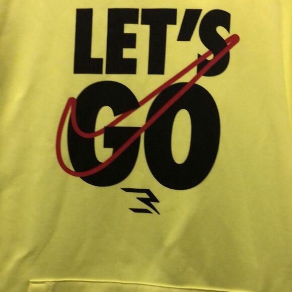 Nike 3 brand pull over hoodie dri fit size xl kids like new - Picture 2 of 7